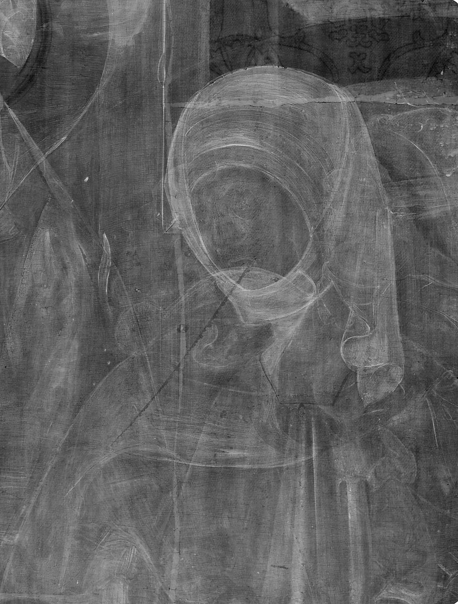 Saint Remigius Replenishing the Barrel of Wine; (interior) Saint Remigius and the Burning Wheat, Swiss Painter, Oil, gold, and white metal on wood