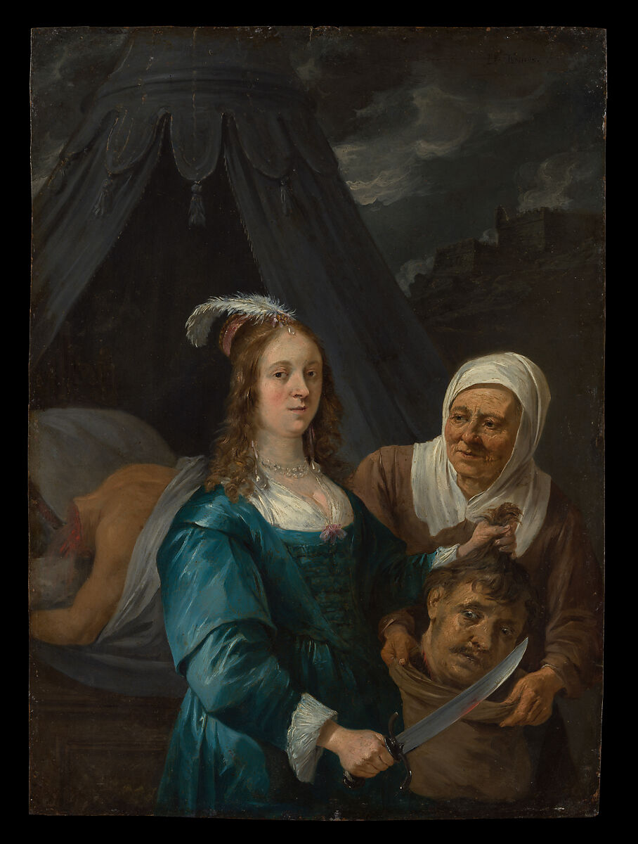 Judith with the Head of Holofernes, David Teniers the Younger (Flemish, Antwerp 1610–1690 Brussels), Oil on copper 