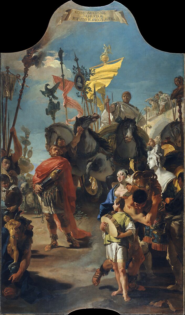 The Triumph of Marius, Giovanni Battista Tiepolo (Italian, Venice 1696–1770 Madrid), Oil on canvas 