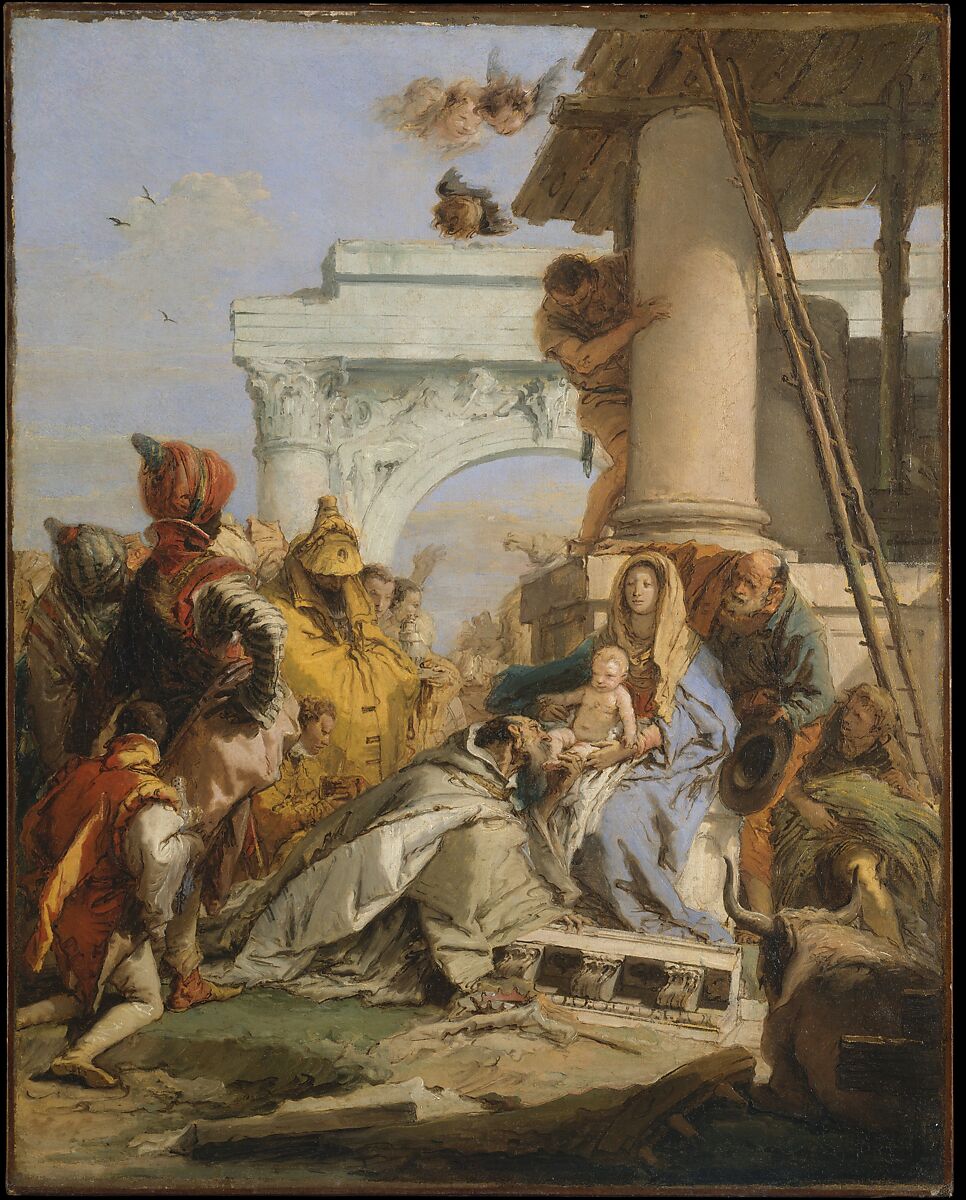 The Adoration of the Magi, Giovanni Battista Tiepolo (Italian, Venice 1696–1770 Madrid), Oil on canvas 