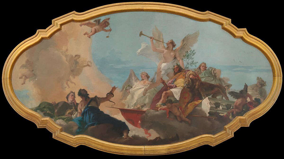 The Glorification of the Barbaro Family, Giovanni Battista Tiepolo (Italian, Venice 1696–1770 Madrid), Oil on canvas 