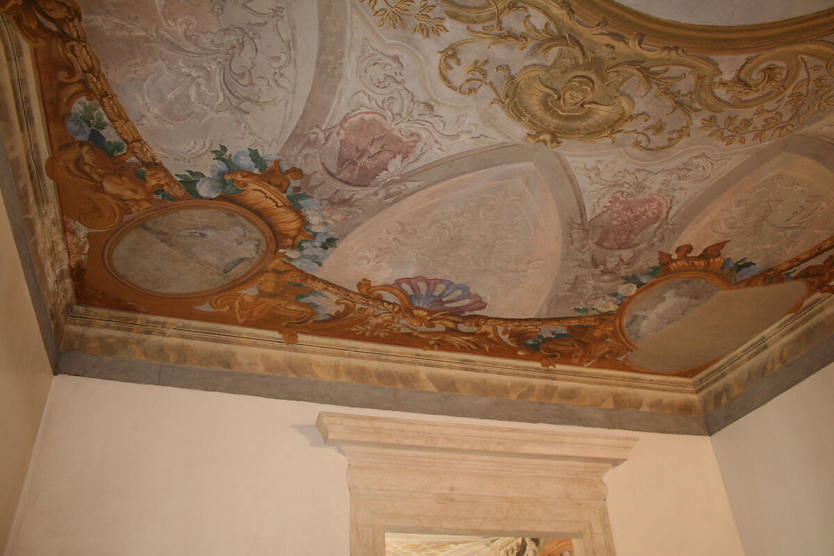 Allegorical Figure Representing a Virtue, Possibly Patriotism, Workshop of Giovanni Battista Tiepolo (Italian, Venice 1696–1770 Madrid), Fresco, transferred to canvas