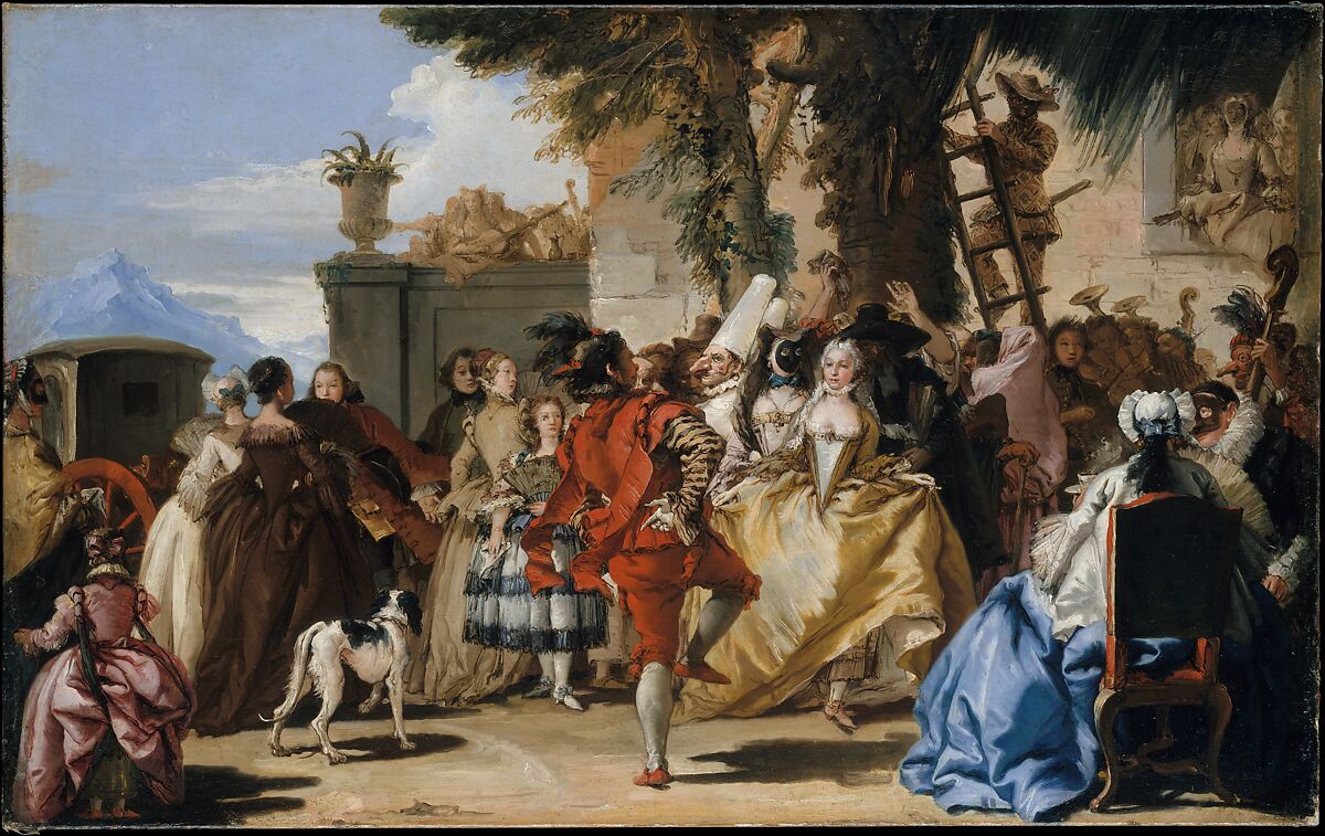 A Dance in the Country, Giovanni Domenico Tiepolo (Italian, Venice 1727–1804 Venice), Oil on canvas 