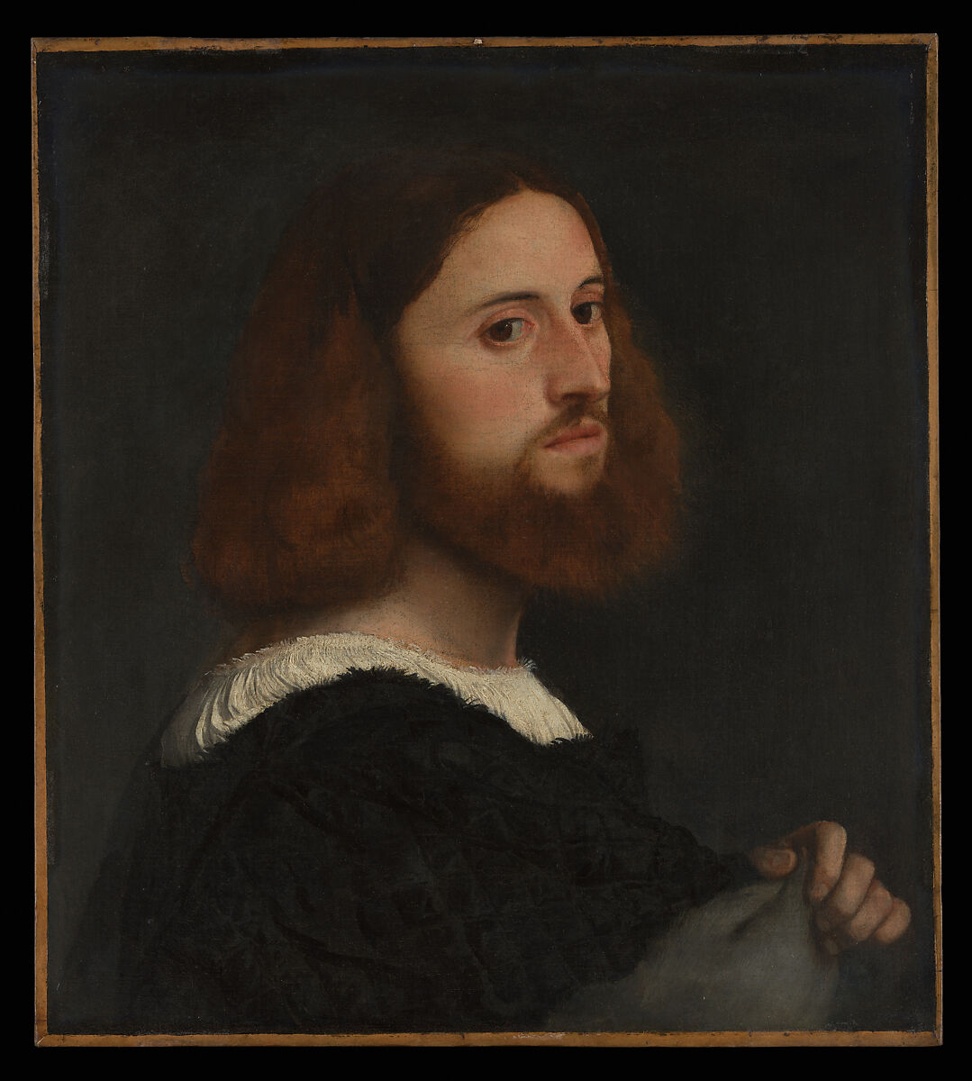 Portrait of a Man, Titian (Tiziano Vecellio) (Italian, Pieve di Cadore ca. 1485/90?–1576 Venice), Oil on canvas 