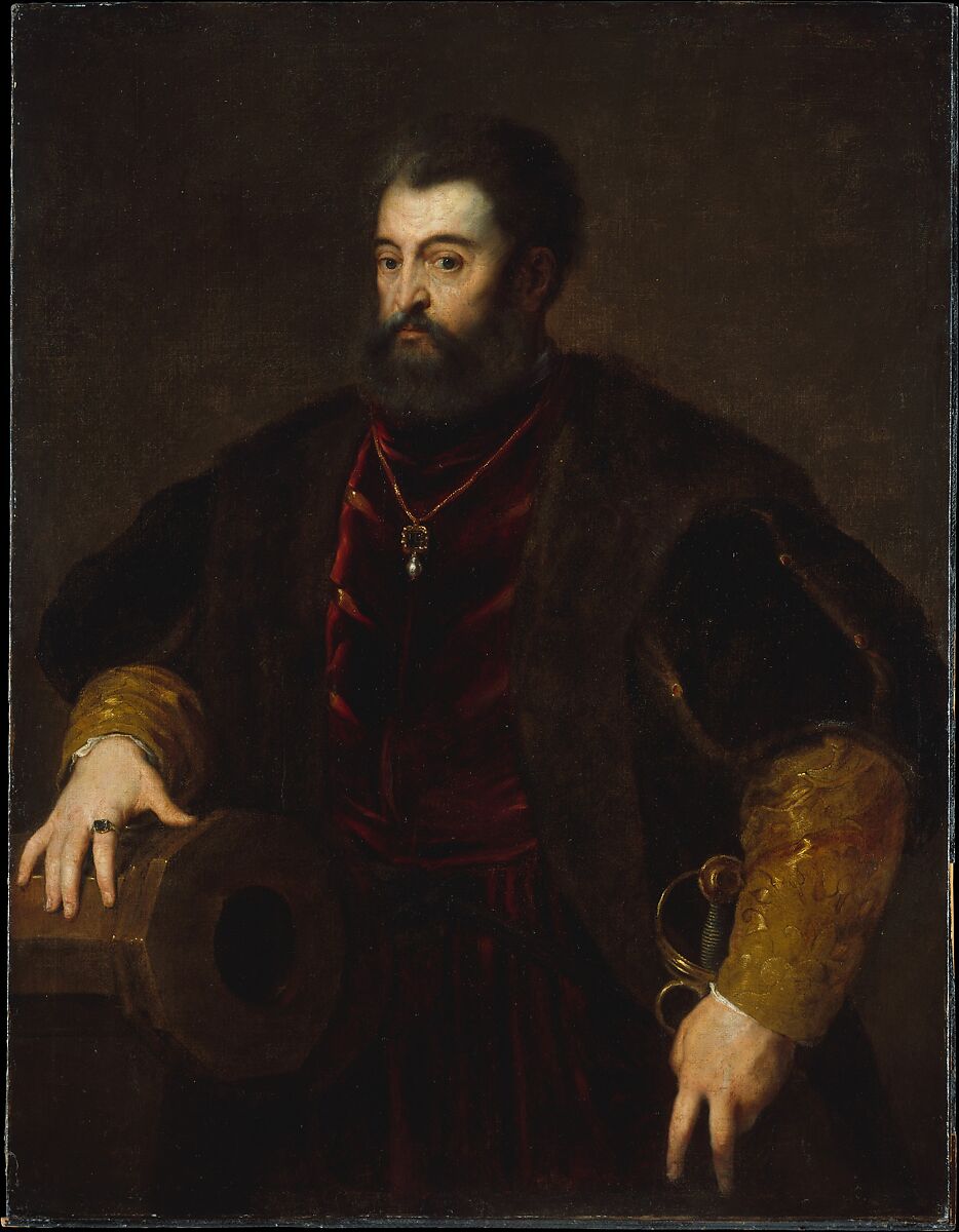 Alfonso d'Este (1486–1534), Duke of Ferrara, Titian  Italian, Oil on canvas