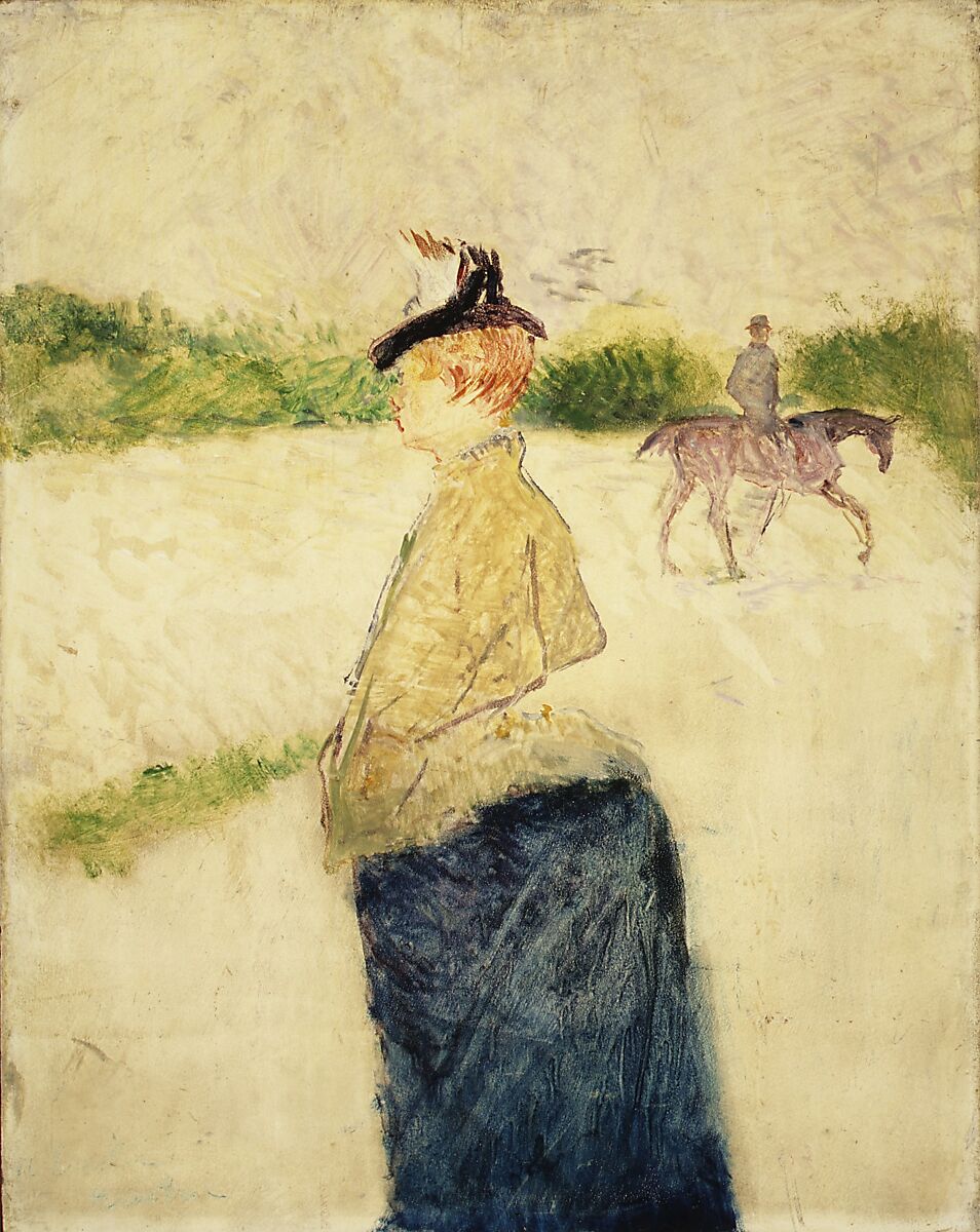 Émilie, Henri de Toulouse-Lautrec (French, Albi 1864–1901 Saint-André-du-Bois), Oil on wood 