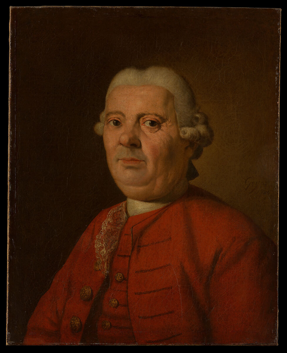 Portrait of a Man, Italian Painter (18th century), Oil on canvas 