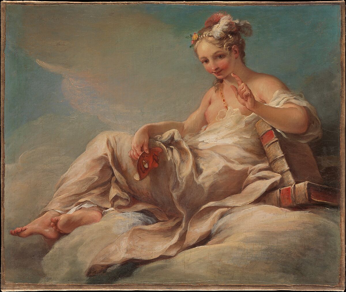 Comedy, Pierre Charles Trémolières (French, Cholet 1703–1739 Paris), Oil on canvas 