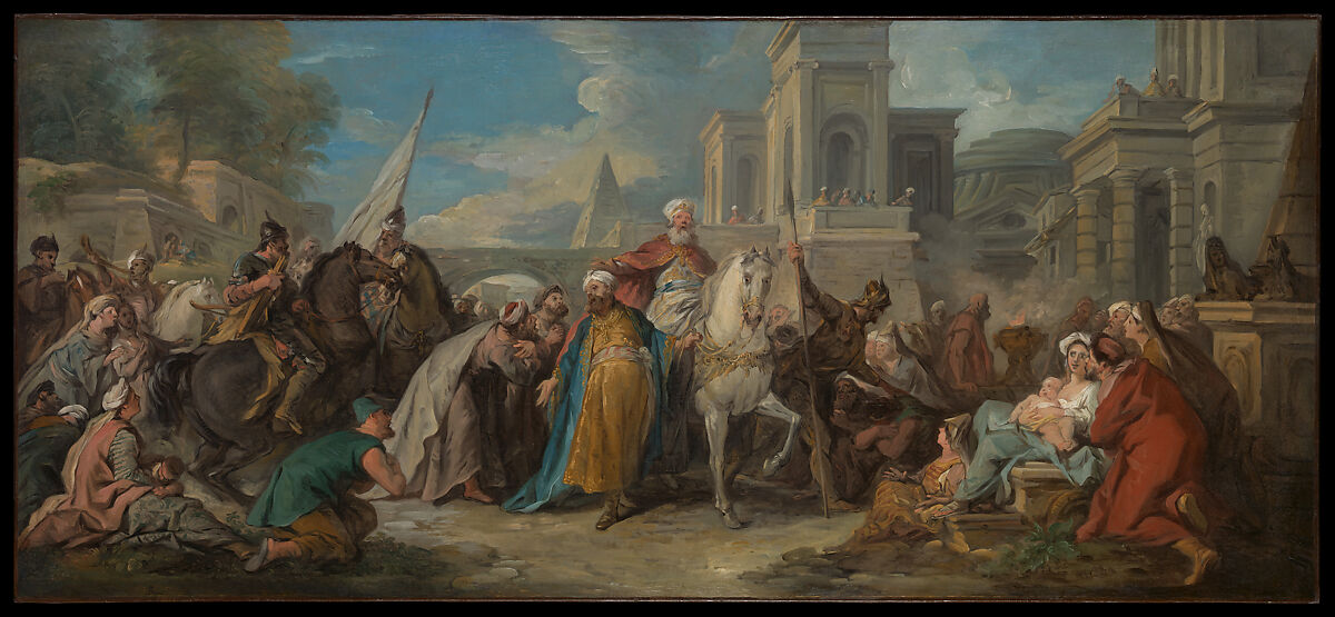 The Triumph of Mordecai, Jean François de Troy  French, Oil on canvas