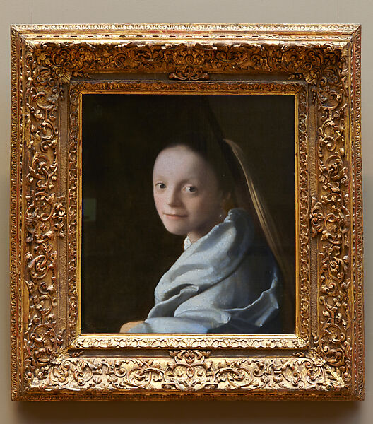 Study of a Young Woman, Johannes Vermeer (Dutch, Delft 1632–1675 Delft), Oil on canvas