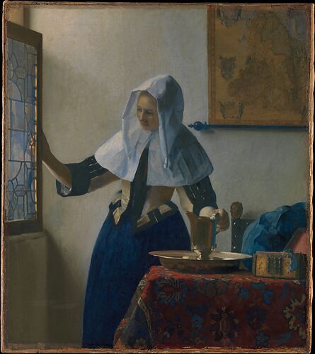 The Milkmaid by Johannes Vermeer inside Van Goghs Bedroom in Arles Digital  Art by Nicko Prints - Fine Art America