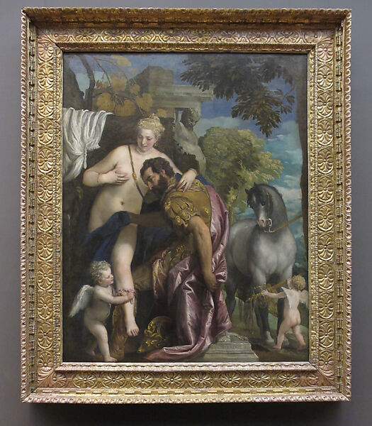 Mars and Venus United by Love, Paolo Veronese (Paolo Caliari) (Italian, Verona 1528–1588 Venice), Oil on canvas