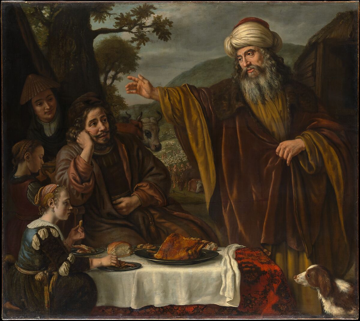 Abraham's Parting from the Family of Lot, Jan Victors (Dutch, Amsterdam 1619–1676/77 East Indies), Oil on canvas 