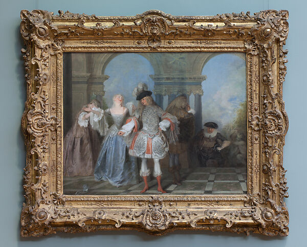 The French Comedians, Antoine Watteau (French, Valenciennes 1684–1721 Nogent-sur-Marne), Oil on canvas