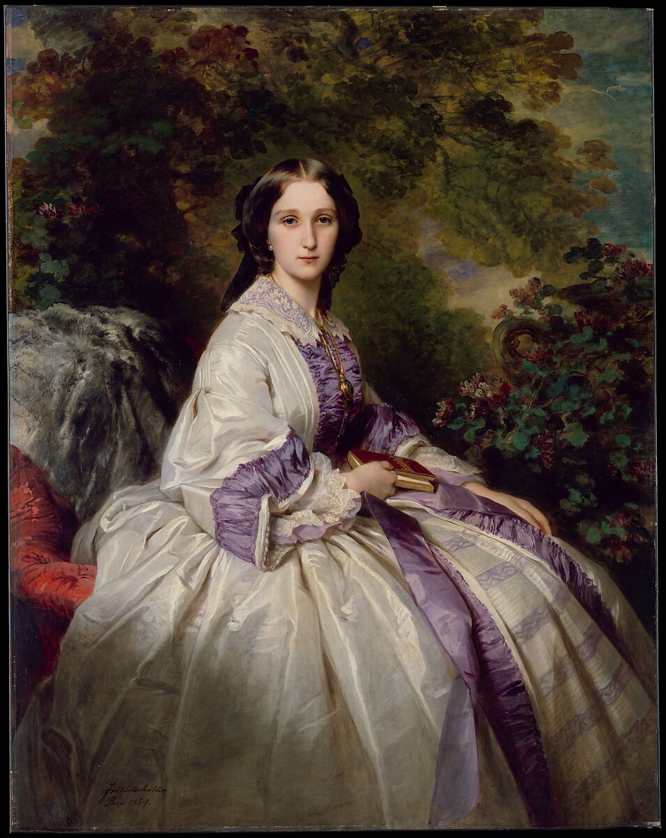 Countess Alexander Nikolaevitch Lamsdorff (Maria Ivanovna Beck, 1835–1866), Franz Xaver Winterhalter (German, Menzenschwand 1805–1873 Frankfurt), Oil on canvas 
