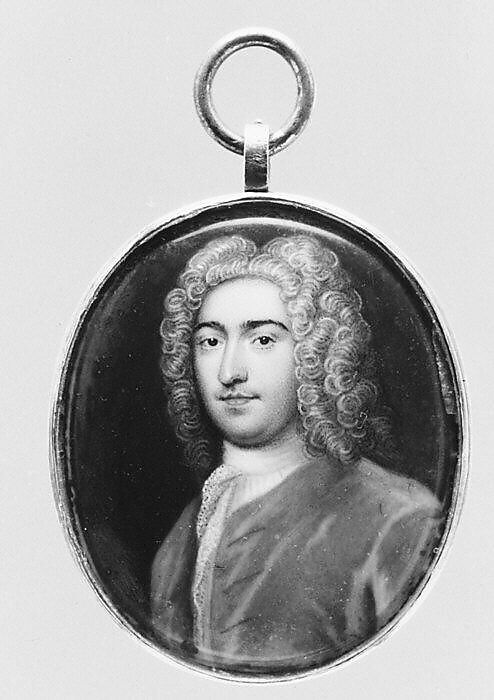 Portrait of a Man, Christian Friedrich Zincke (German, Dresden 1683/85–1767 London), Enamel 