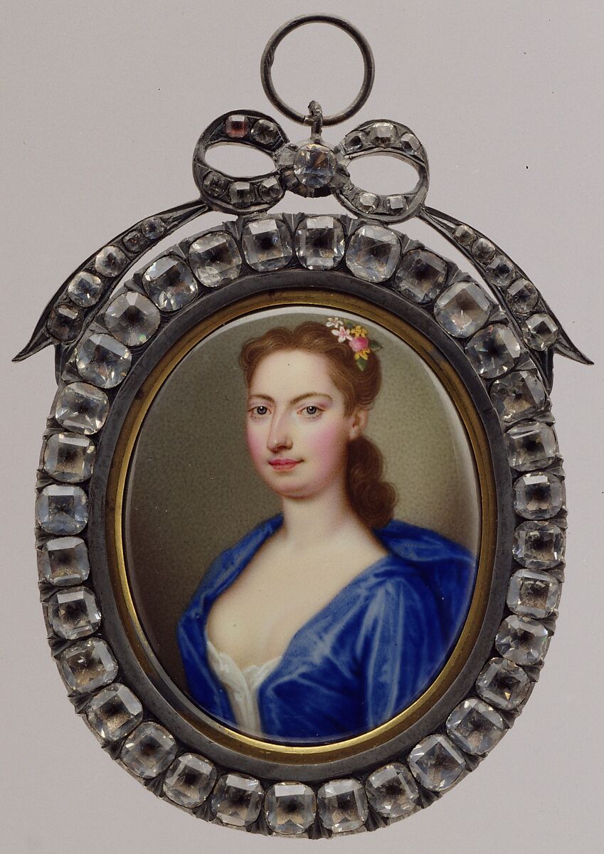 Mrs. Vanderbank, Christian Friedrich Zincke (German, Dresden 1683/85–1767 London), Enamel 
