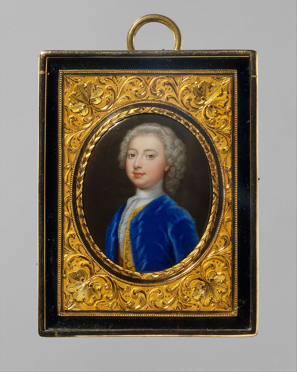 Portrait of a Young Man, Christian Friedrich Zincke (German, Dresden 1683/85–1767 London), Enamel 