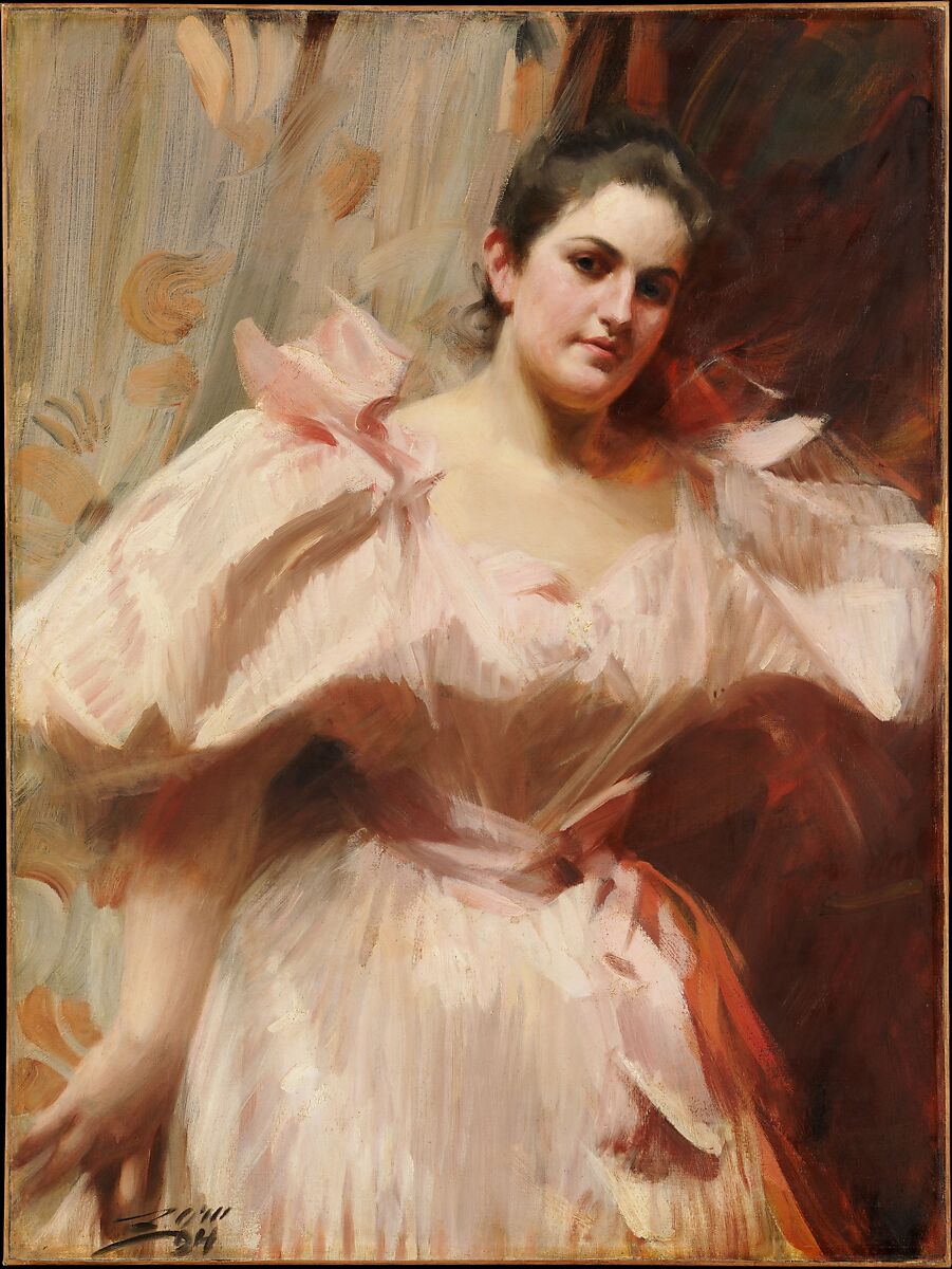 Frieda Schiff (1876–1958), Later Mrs. Felix M. Warburg, Anders Zorn (Swedish, Mora 1860–1920 Mora), Oil on canvas 