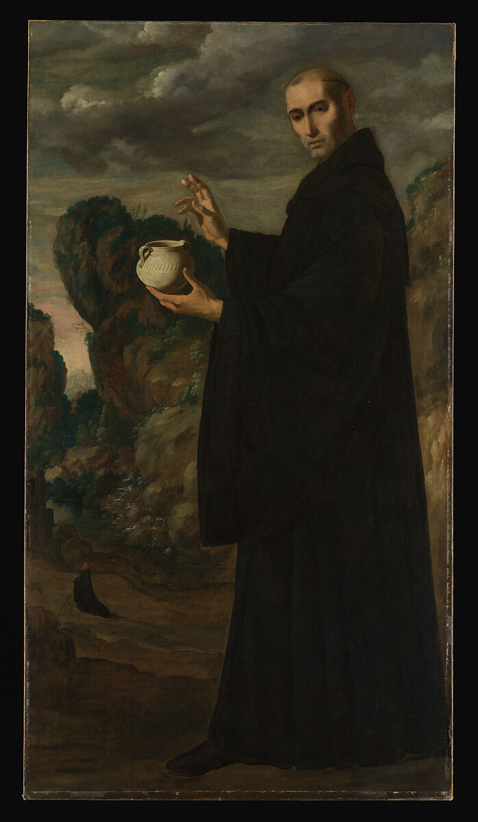 Saint Benedict, Francisco de Zurbarán (Spanish, Fuente de Cantos 1598–1664 Madrid), Oil on canvas 