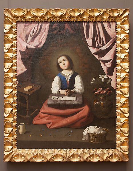 The Young Virgin, Francisco de Zurbarán (Spanish, Fuente de Cantos 1598–1664 Madrid), Oil on canvas