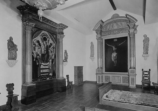 The Crucifixion, Workshop of Francisco de Zurbarán (Spanish, Fuente de Cantos 1598–1664 Madrid), Oil on canvas