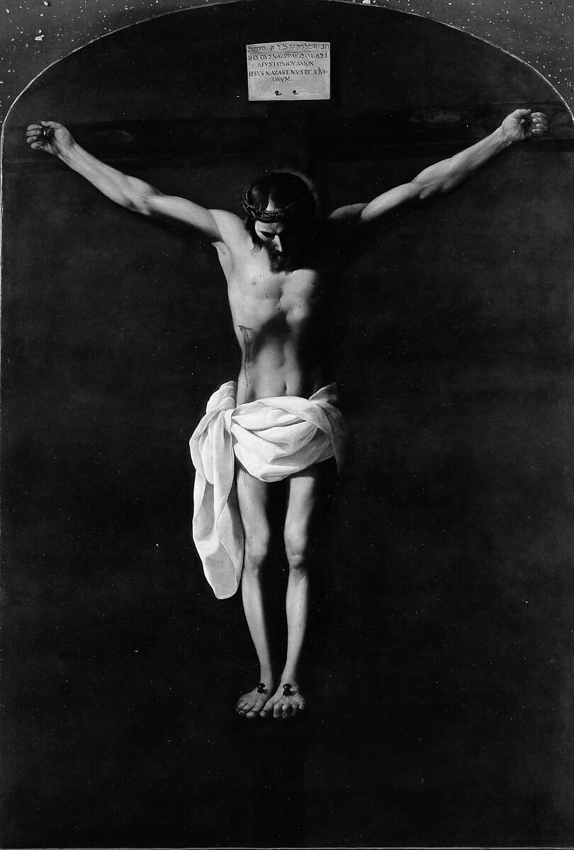 The Crucifixion, Workshop of Francisco de Zurbarán (Spanish, Fuente de Cantos 1598–1664 Madrid), Oil on canvas 