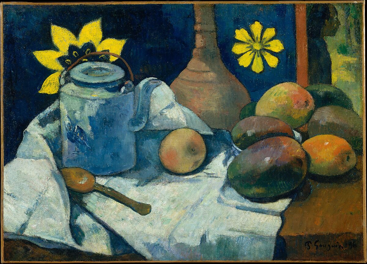 Still Life with Teapot and Fruit