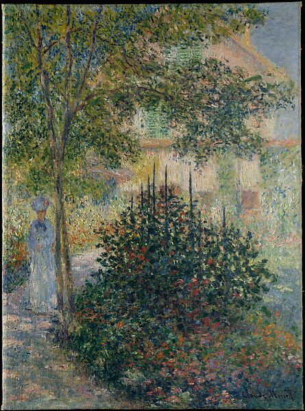 Camille Monet (1847–1879) in the Garden at Argenteuil, Claude Monet (French, Paris 1840–1926 Giverny), Oil on canvas 
