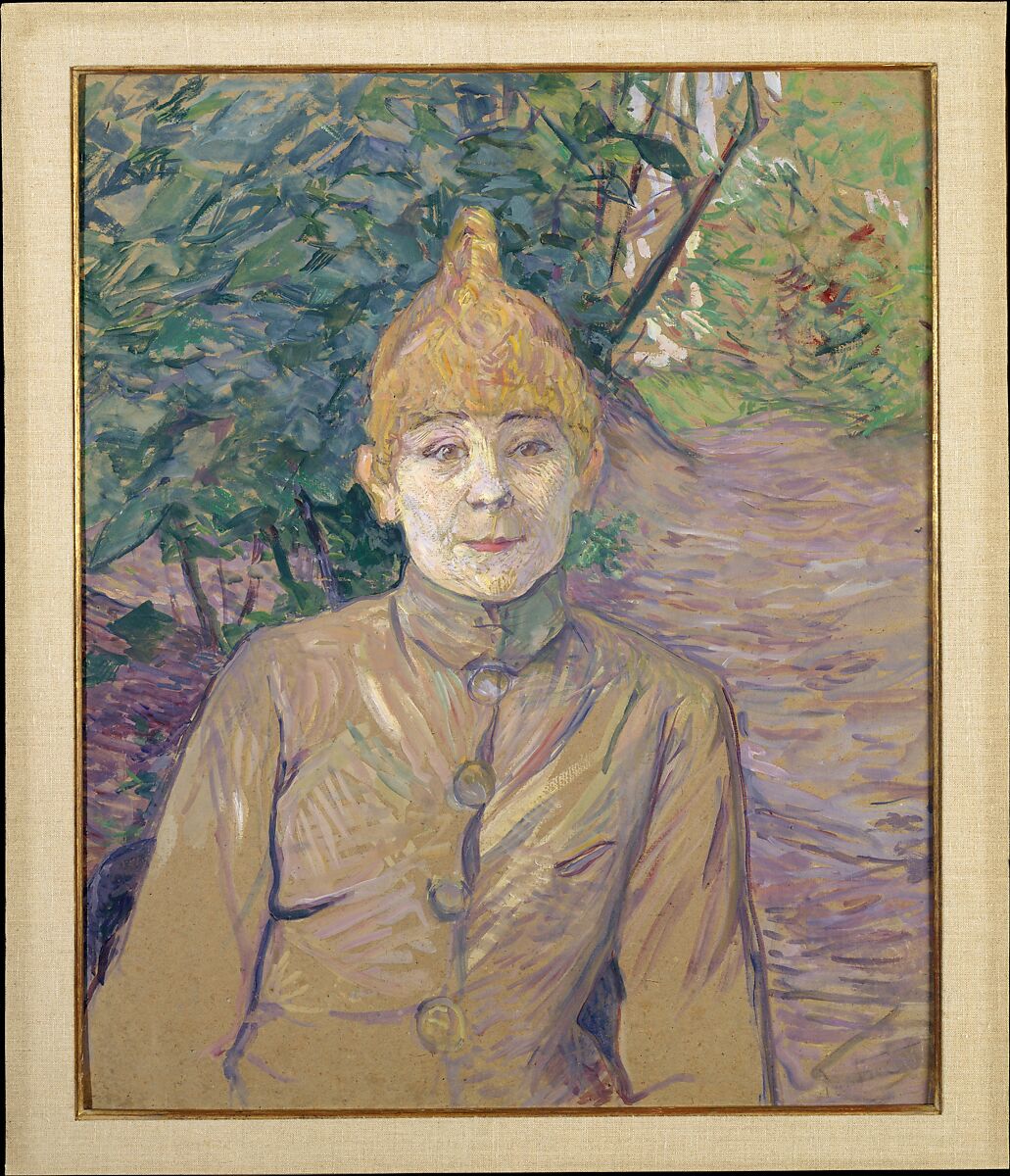 The Streetwalker, Henri de Toulouse-Lautrec  French, Oil on cardboard