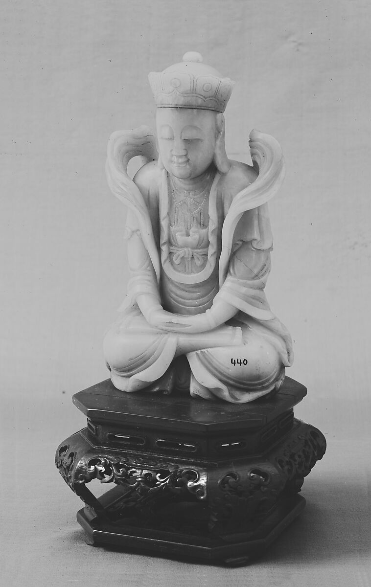 Figure of Bodhisattva, Jade (nephrite), China