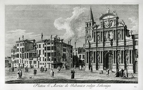 Campo Santa Maria Zobenigo, Venice, Canaletto (Giovanni Antonio Canal) (Italian, Venice 1697–1768 Venice), Oil on canvas