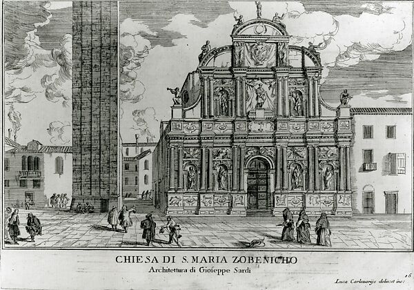 Campo Santa Maria Zobenigo, Venice, Canaletto (Giovanni Antonio Canal) (Italian, Venice 1697–1768 Venice), Oil on canvas