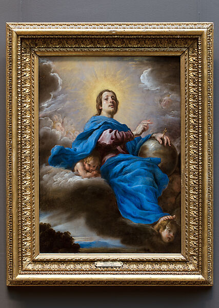 Salvator Mundi, Domenico Fetti (Italian, Rome (?) 1591/92–1623 Venice), Oil on wood