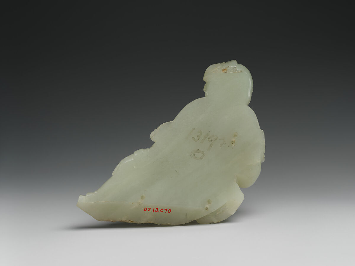 Figure of a scholar, Jade (nephrite), China