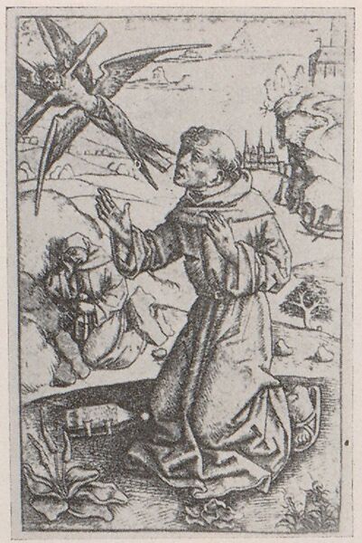 Saint John the Baptist; Saint Francis Receiving the Stigmata, Gerard David (Netherlandish, Oudewater ca. 1455–1523 Bruges), Oil on wood