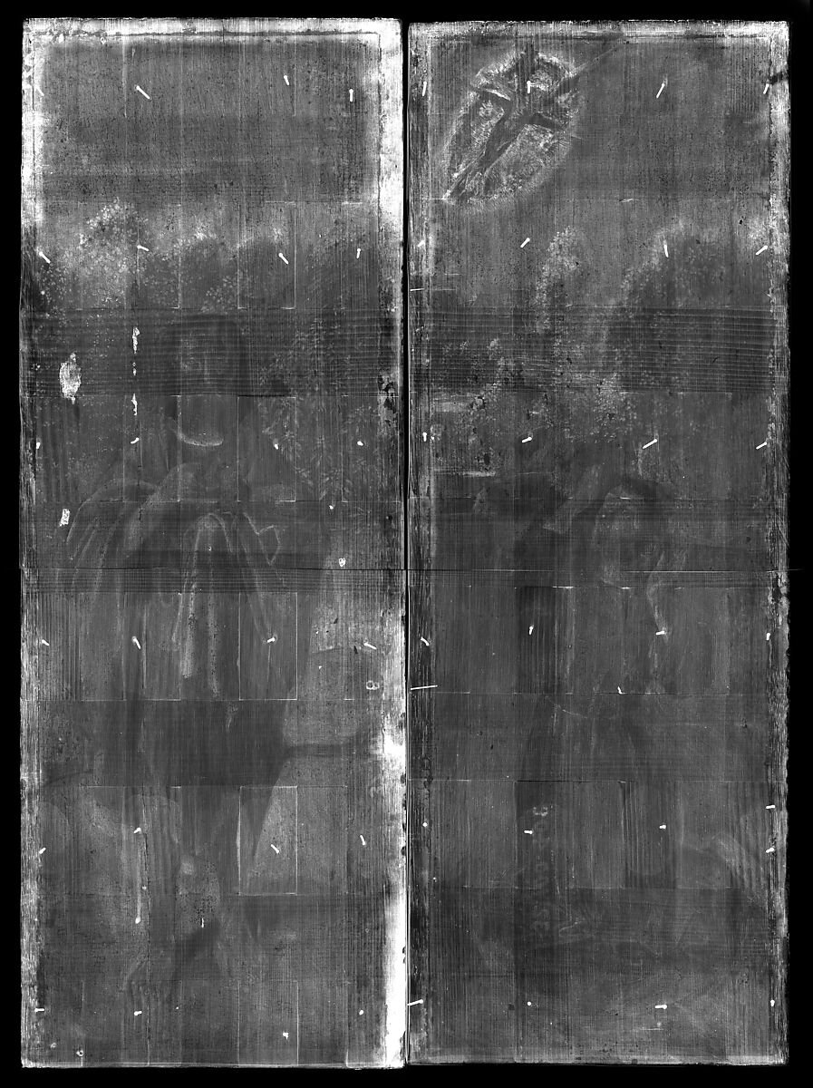 Saint John the Baptist; Saint Francis Receiving the Stigmata, Gerard David (Netherlandish, Oudewater ca. 1455–1523 Bruges), Oil on wood