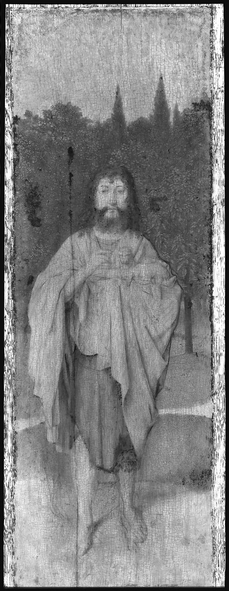 Saint John the Baptist; Saint Francis Receiving the Stigmata, Gerard David (Netherlandish, Oudewater ca. 1455–1523 Bruges), Oil on wood