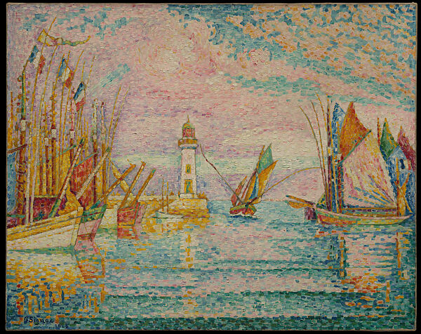 Lighthouse at Groix, Paul Signac  French, Oil on canvas