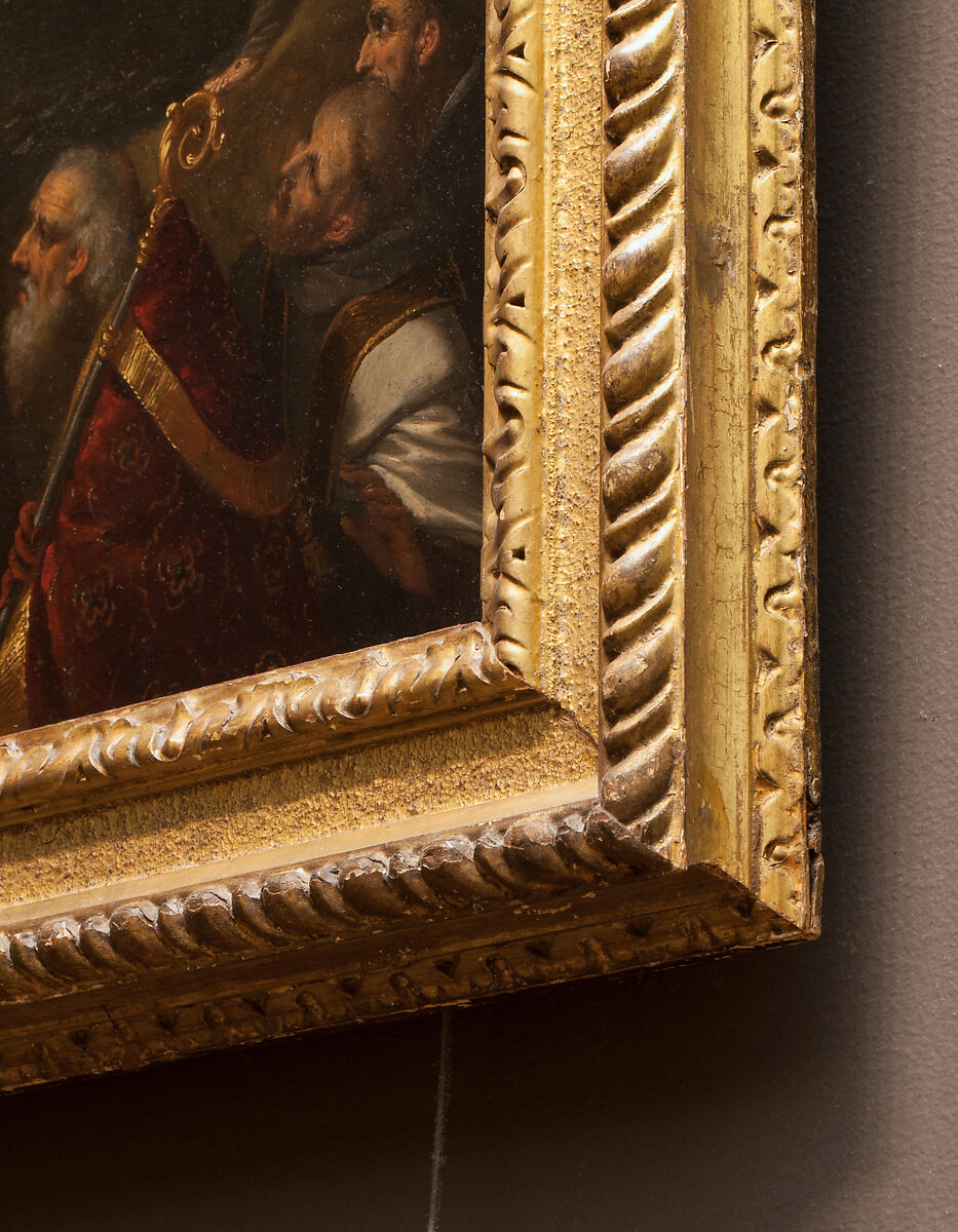 The Virgin Adored by Saints, Scarsellino (Ippolito Scarsella) (Italian, Ferrarese, ca. 1550–1620), Oil on copper