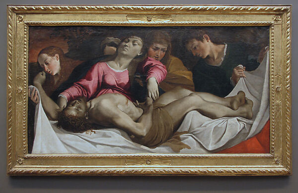 The Lamentation, Ludovico Carracci (Italian, Bologna 1555–1619 Bologna), Oil on canvas