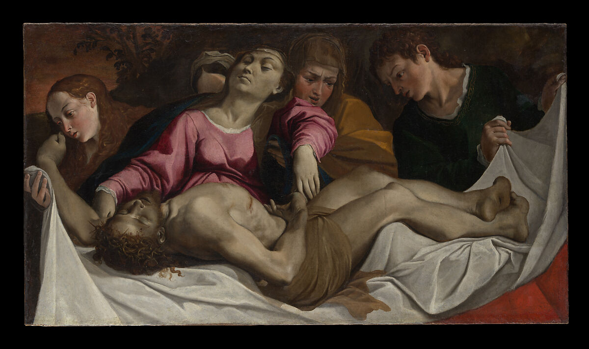 The Lamentation, Ludovico Carracci (Italian, Bologna 1555–1619 Bologna), Oil on canvas 