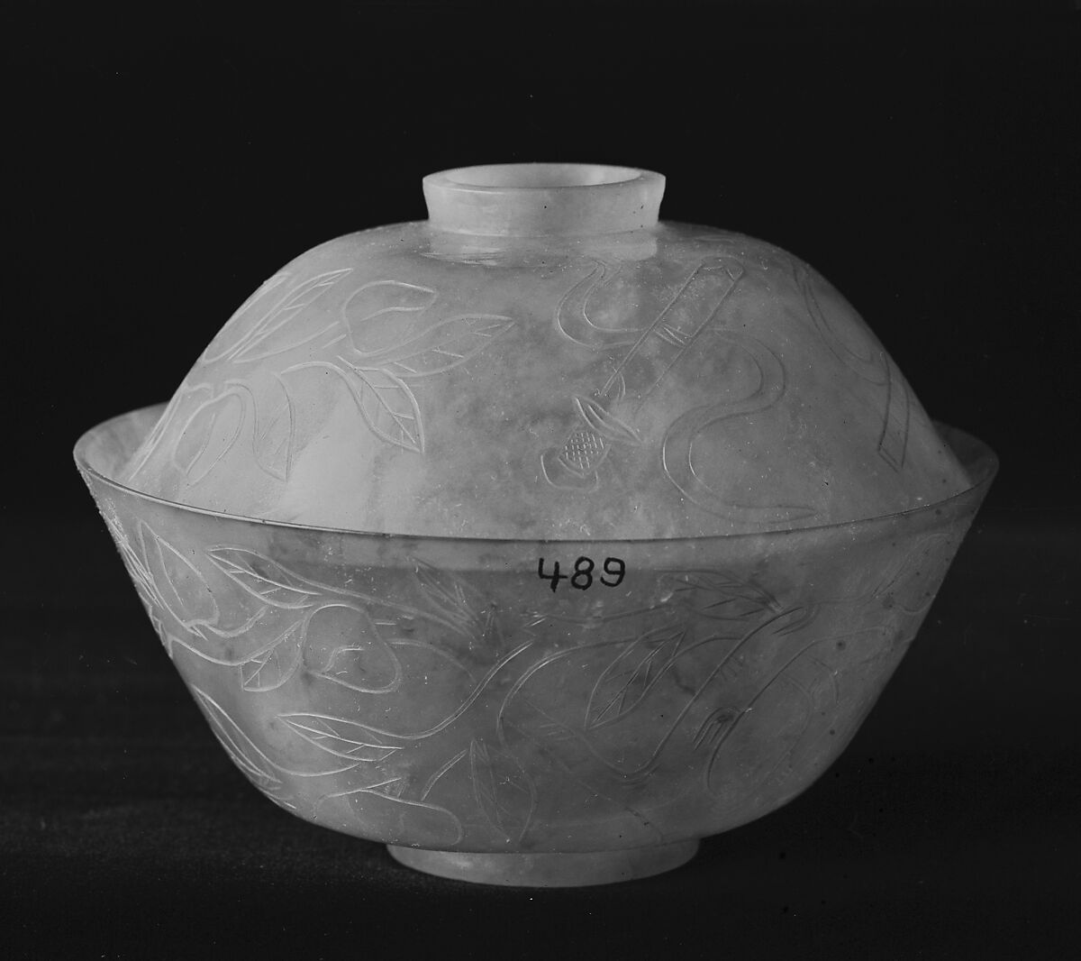 Cup with cover, Jadeite, China 