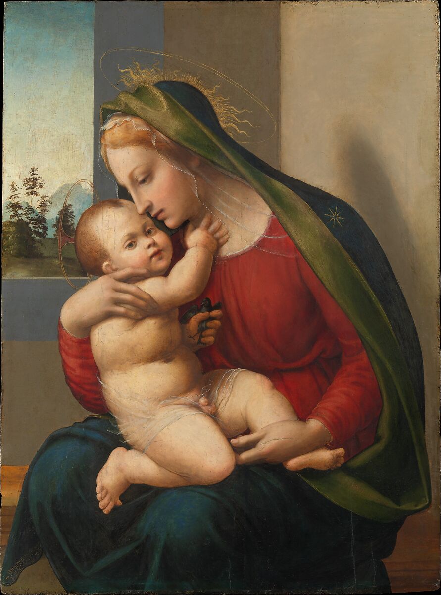Madonna and Child, Francesco Granacci (Francesco di Andrea di Marco) (Italian, Villamagna 1469–1543 Florence), Oil on wood 