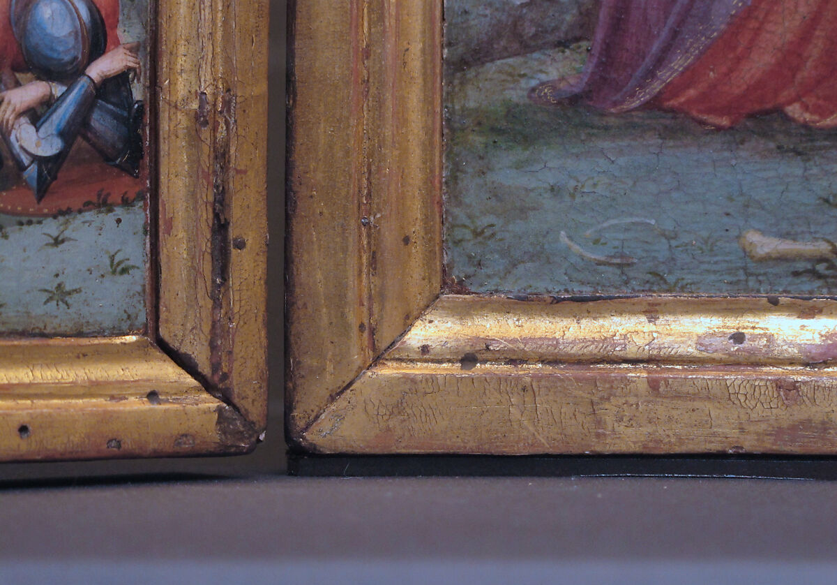 The Crucifixion, Francesco Granacci (Francesco di Andrea di Marco) (Italian, Villamagna 1469–1543 Florence), Tempera and gold on wood