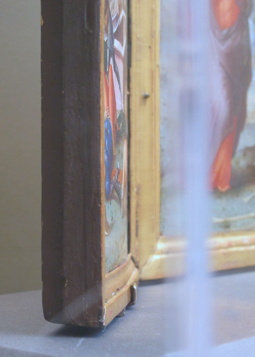 The Crucifixion, Francesco Granacci (Francesco di Andrea di Marco) (Italian, Villamagna 1469–1543 Florence), Tempera and gold on wood