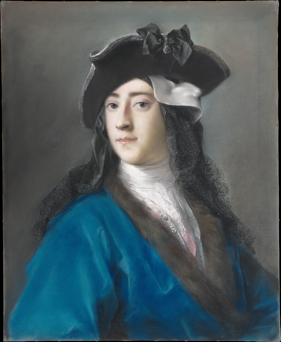 Gustavus Hamilton (1710–1746), Second Viscount Boyne, in Masquerade Costume, Rosalba Carriera (Italian, Venice 1673–1757 Venice), Pastel on paper, laid down on canvas 