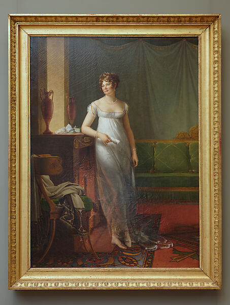 Madame Charles Maurice de Talleyrand Périgord (1761–1835), baron François Gérard (French, Rome 1770–1837 Paris), Oil on canvas