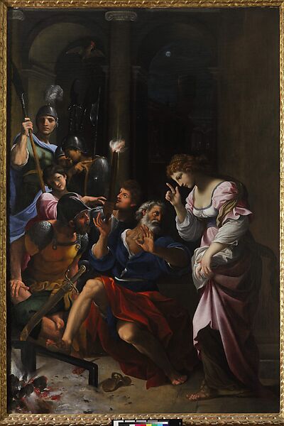The Denial of Saint Peter, Ludovico Carracci (Italian, Bologna 1555–1619 Bologna), Oil on canvas 