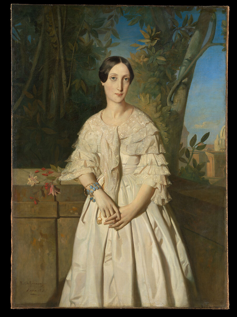 Comtesse de La Tour-Maubourg (Marie-Louise-Charlotte-Gabrielle Thomas de Pange, 1816–1850), Théodore Chassériau (French, Le Limon, Saint-Domingue, West Indies 1819–1856 Paris), Oil on canvas 